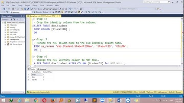 Convert Identity to Sequence in SQL Server بالعربي