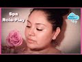 ASMR │Esthetician Role-Play │ Akita Rose Therapy │Layered rain sounds 🌹