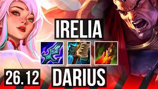 IRELIA vs DARIUS (TOP) | EUW Master | 26.12