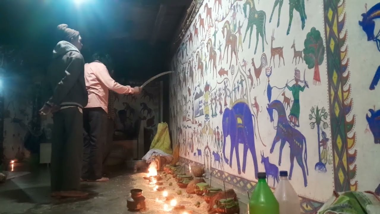 Panagu || Pithora dev ||Aadivasi Pithora Painting ||Vlogs ashvinrathva ||New timali 2025||