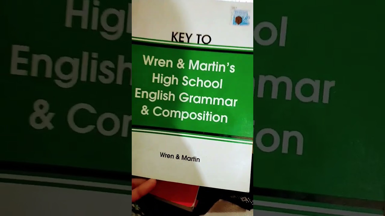 English Grammar book for css aspirant 