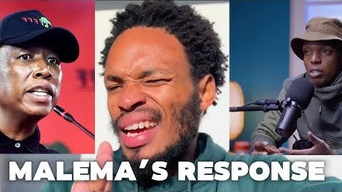 JULIS MALEMA FINALLY RESPONDS TO NHLANHLA LUX OPERATION DUDULA | EFF