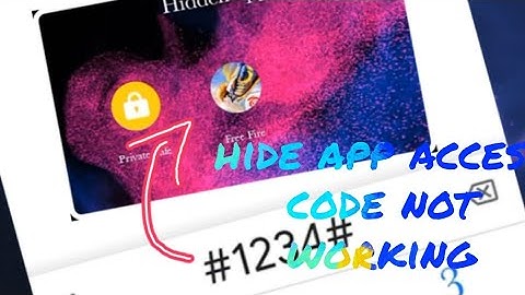 realme hide app problem, realme hide app access code not working #hideappcodenotworking