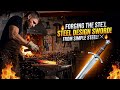 Blacksmith Turns Simple Steel Into Epic Sword!