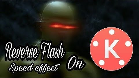 The Reverse Flash Effect. (The Blaze)
