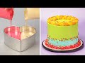 Top Colorful Buttercream Cake Decorating Like a Pro | Amazing Birthday Cake Decorating Ideas