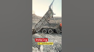 Dumping of overburden in coal mines