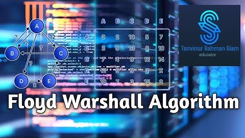 Floyd Warshall | Algorithm | Transitive Closure
