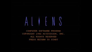 Aliens (Activision) - Real C64 Gameplay