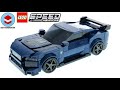 LEGO Speed Champions 76920 Ford Mustang Dark Horse Sports Car Speed Build Review