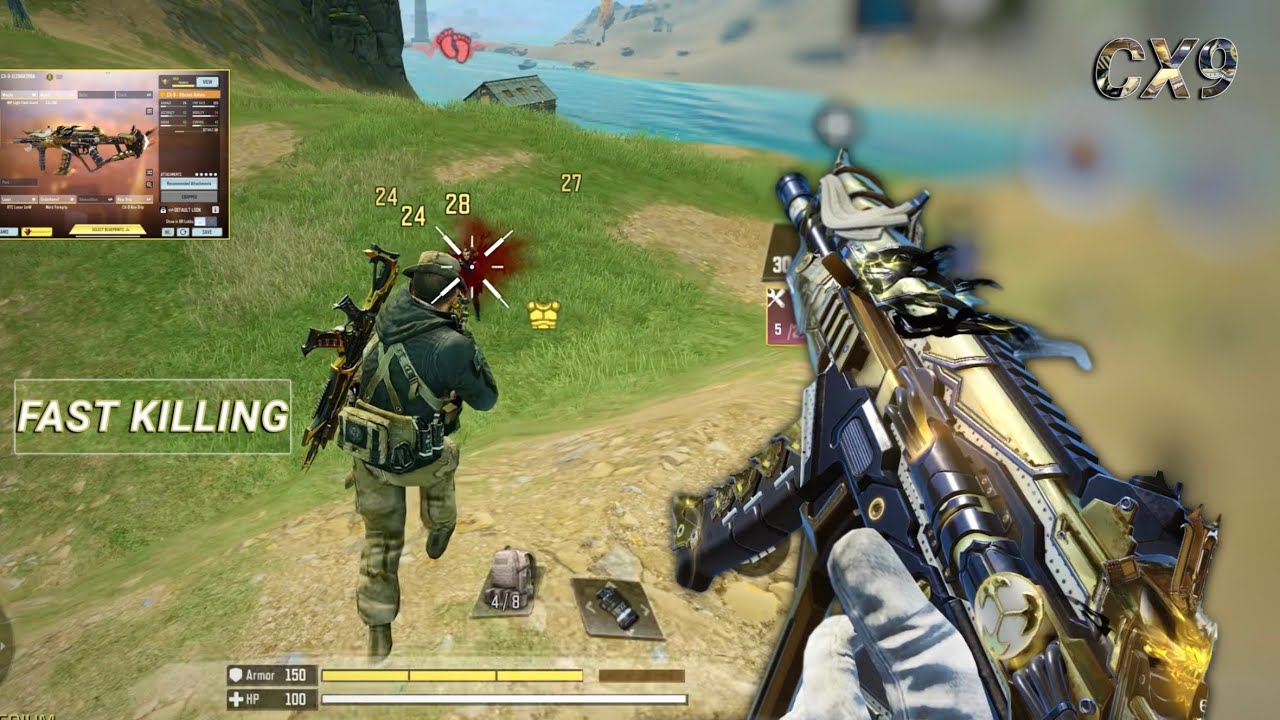 CX9 have FAST KILLING + INSANE HIPFIRE accuracy | BEST CX9 GUNSMITH CODM BR | CODM BR GAMEPLAY