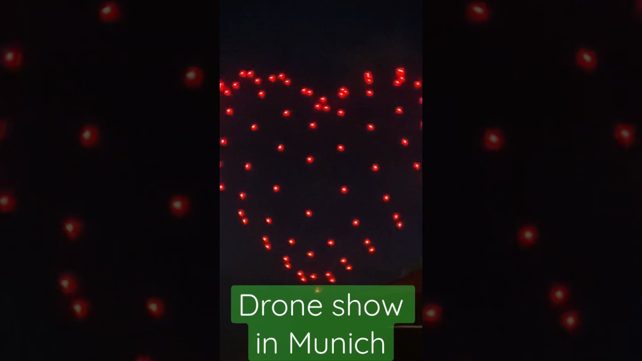 Drone show in Munich 