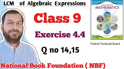 Class 9 Exercise 4.4  NBF Maths  Ex 4.4 Class 9th federal board FBISE Math national Book foundation