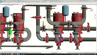 MEP Revit | Pump Room Sprinkler and Standpipe System