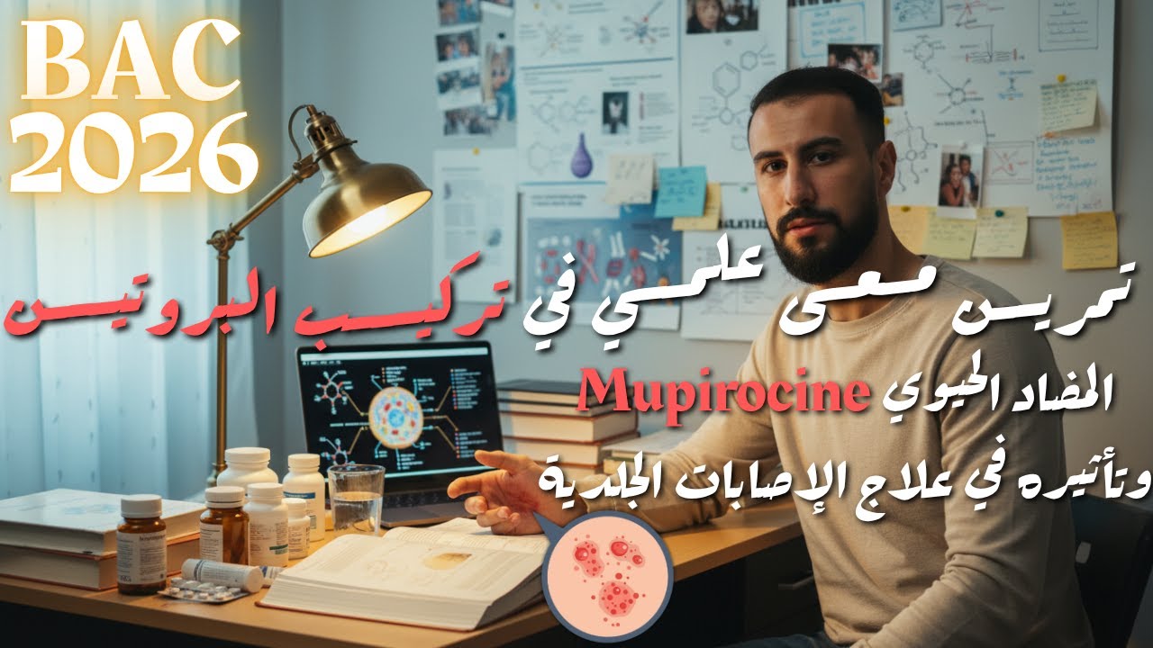 تمرين مسعى علمي في الوحدة الثانية حول تأثير المضاد الحيوي Mupirocine في علاج الإصابات الجلدية