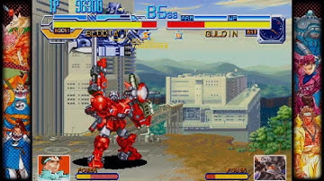 Arcade w/ Jin Saotome (Cyberbots) - CAPCOM FIGHTING COLLECTION [PS4]
