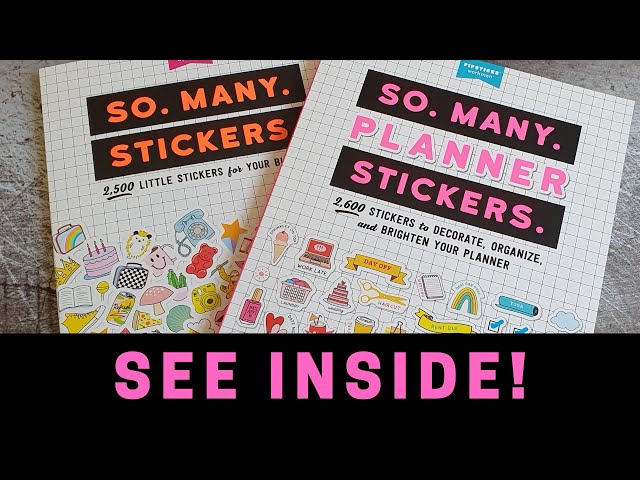 So. Many. Stickers.: 2,500 Little Stickers for Your Big Life
