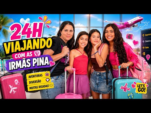 24H TRAVELING IN SEARCH OF THE PINA SISTERS! Will we be able to find them? ✈️👀