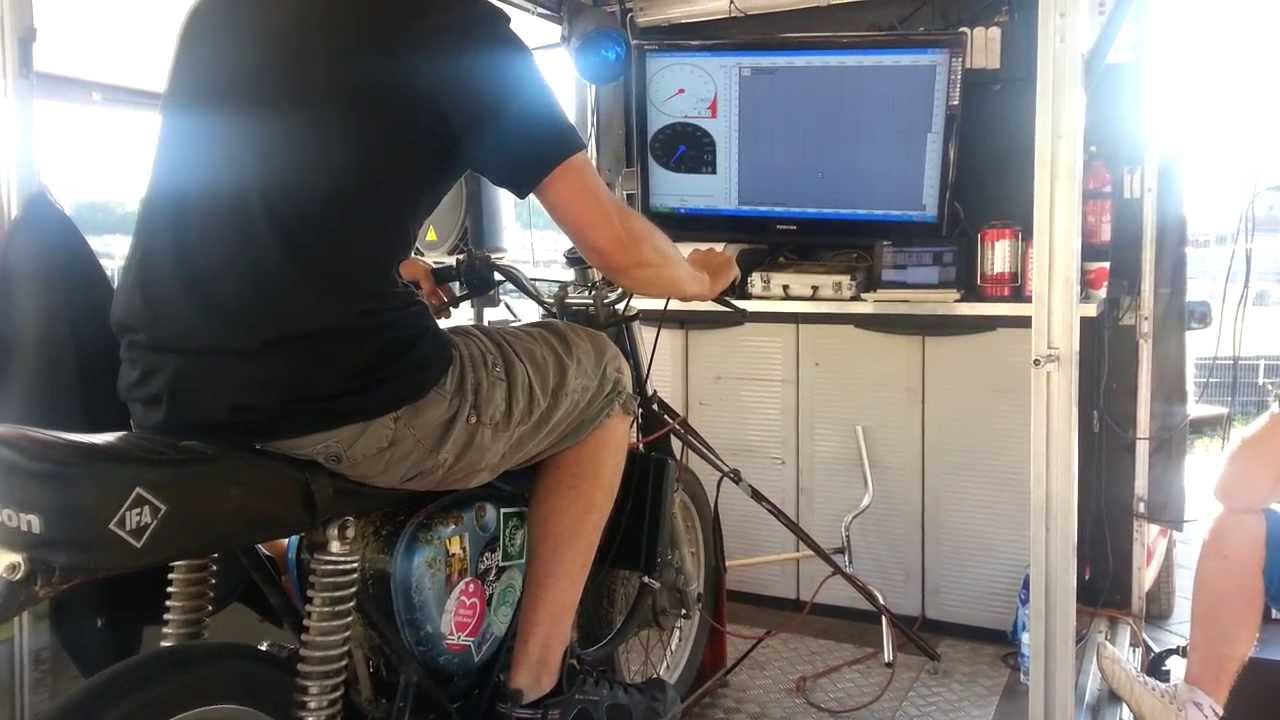 Simsontreffen Harzring 2013 - Prüfstandslauf Stage 6 Wakü 70ccm - Teil 2