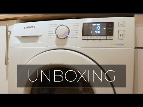 Unboxing: SAMSUNG WW80J5556MW 8KG Washer | Ecobubble | White Washing Machine | A+++ | Free Standing