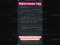 Python Pandas tricks: change value at row and index #shorts #programming
