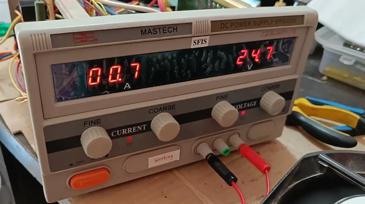 MASTECH power supply repair and testing