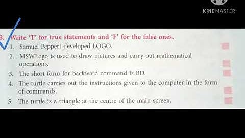 CLASS III :: COMPUTER :: INTRODUCTION TO MSWLOGO