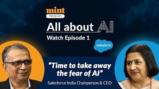 Take away the #fear factor from AI, #Salesforce India #Chairperson #ceo #Arundhati | #AllAboutAI