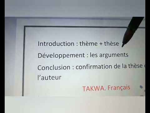 مراجعة عامة وفي الفرنسية للسنة الثانية ثانوي الفصل الثاني Le Texte Argumentatif رايكم في التعاليق 