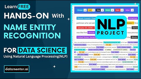 Hands-On with Name Entity Recognition (EXAMPLE): Natural Language Processing (NLP)