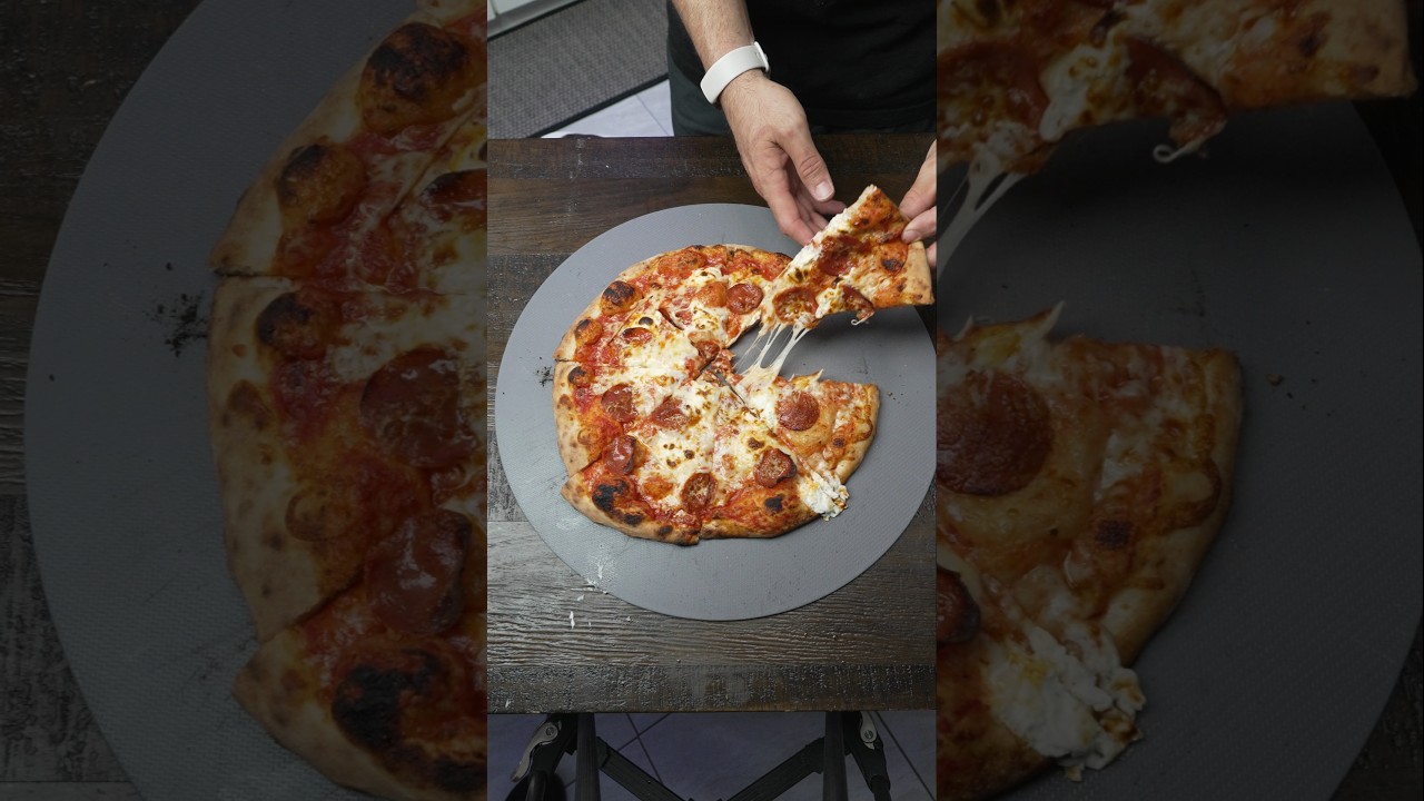 Pepperoni and Cream Cheese Pizza 