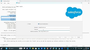 Data Loader Operations