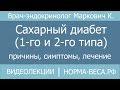 Сахарный диабет / Причины, симптомы, лечение