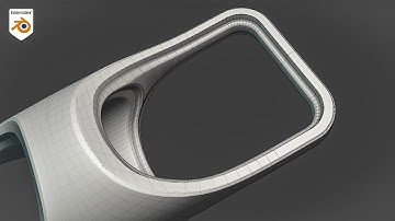 Blender Hard Surface Subd Modeling (Booleans, Mirrors, & Complex Cuts)