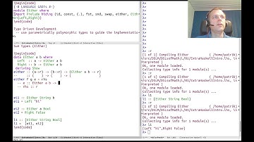 DSLsofMath Week 1 Extra lecture on Haskell, part 3 (en)