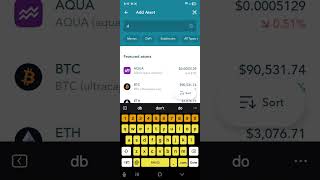 How to add DB token on Lobstr wallet  screenshot 3