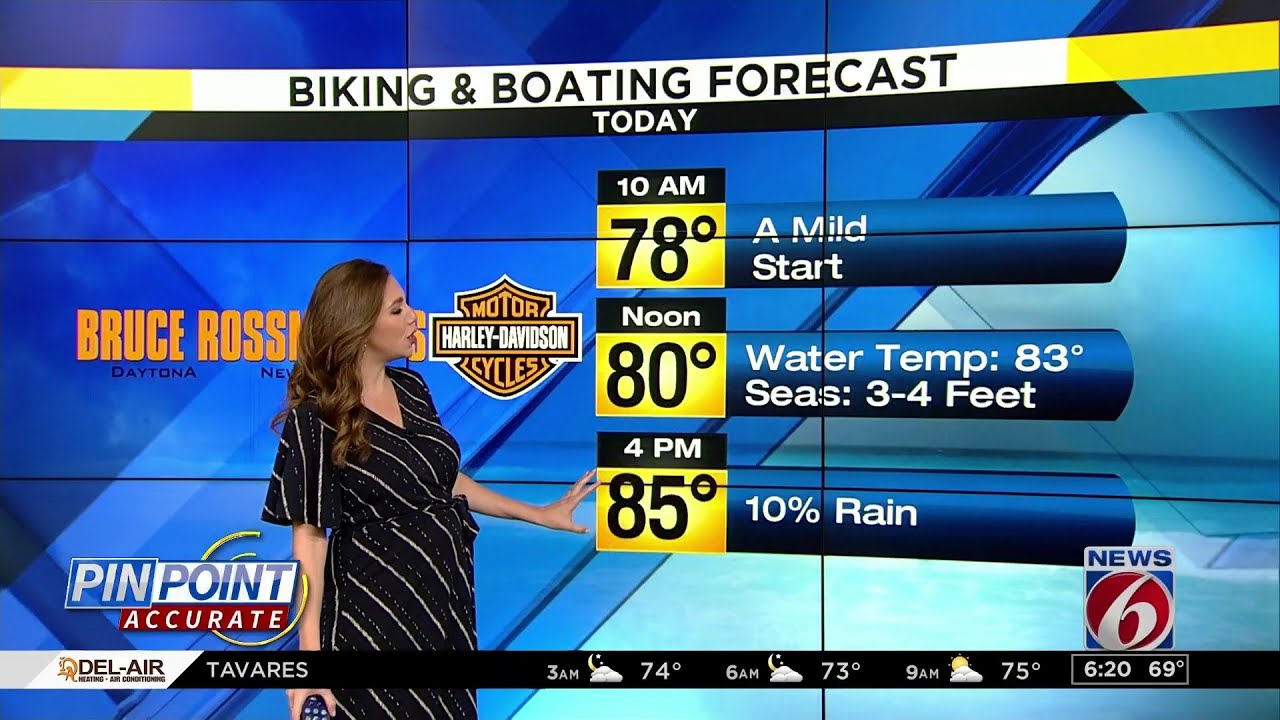 newspaper mockup Biking & Boating forecast: Nice day overall