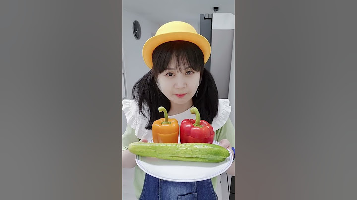 I made delicious vegetables😚🥒🫑 @byungari0904 #food #funny #tiktok #shorts