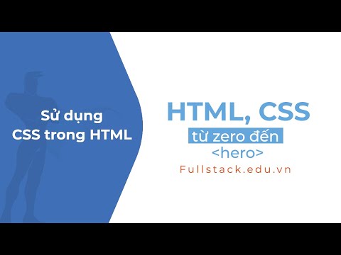Sử dụng CSS trong HTML