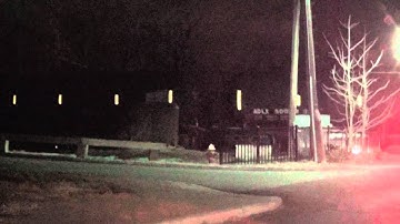 Railfanning Bound Brook from my truck - 1/16/12