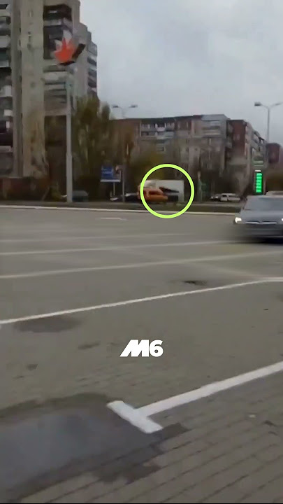 Russian Drone Crashes Into Civilian Traffic in Sumy #Ukraine