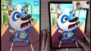 Talking Tom Hero Dash - Talking Hank - Character Play Review Gameplay on Tablet (iOS, Android) screenshot 3