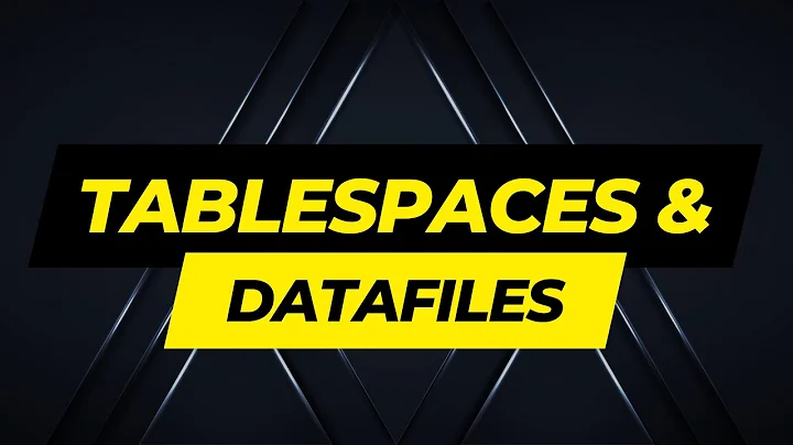 Query to find Tablespaces and Data files in Oracle 11g