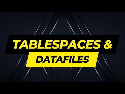Video: Che cos'è un tablespace Oracle?