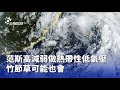 熱帶性低氣壓影響