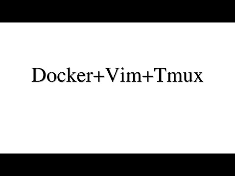 docker + nvim + tmux (+github)