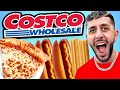 EATING THE ENTIRE COSTCO FOOD COURT MENU!! (10,000 Calories)