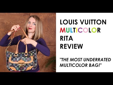 Louis Vuitton Black Multicolor Rita Handbag