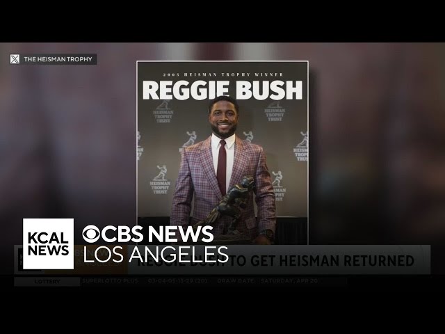 Reggie Bush gets his 2005 Heisman Trophy reinstated