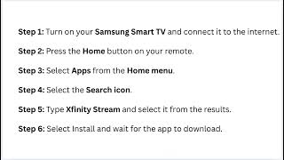 How to Add the Xfinity Stream App on Samsung Smart TV – Install & Sign-In Guide
